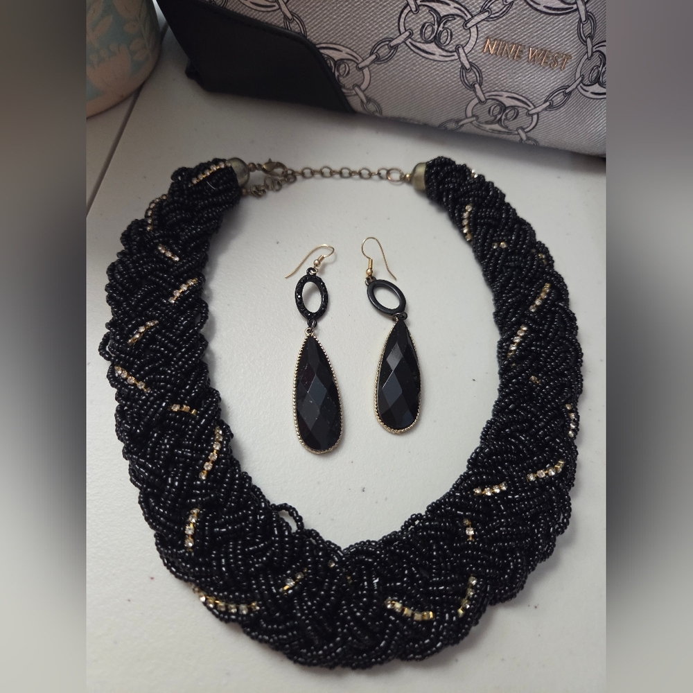 5 Piece Bundle Lot Set - Black, Gold, Silver Tones - Picture 3 of 16